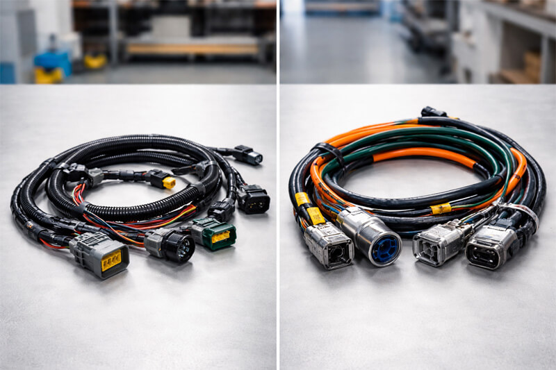 Qual a Diferença entre Chicotes Elétricos Industriais e Automotivos?