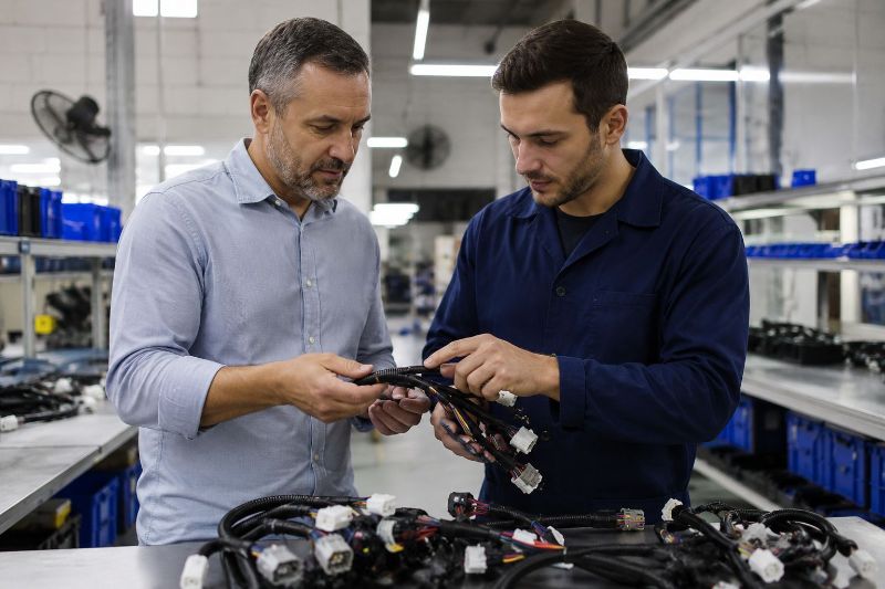 decisão sobre terceirização de montagem de chicotes elétricos